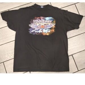 Journey Tour 2005 Concert T-Shirt Mens 2X Black Double Sided Graphic BLVD Tee
